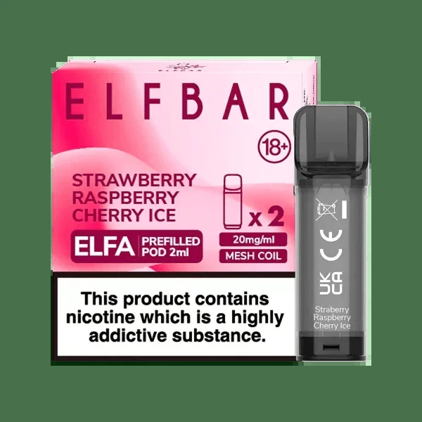 ELFA Prefilled Pod – Strawberry Raspberry Cherry Ice 2ml