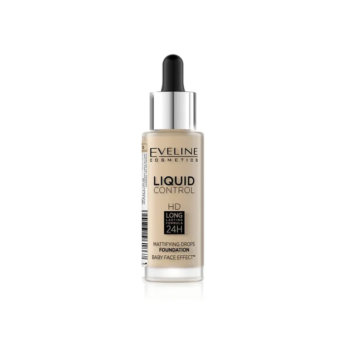 EVELINE LIQUID CONTROL MATTIFYING DROPS FOUNDATION 15
