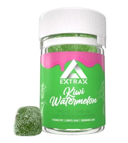 EXTRAX – 2500mg Gummies – Kiwi Watermelon D8, D9, THC-H, THC-JD, THC-P