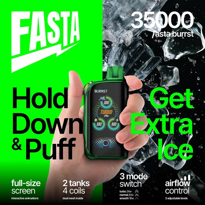 FASTA Burrst 35000 Disposable Device – 35000 Puffs
