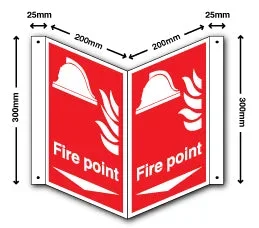 Fire point + arrow down