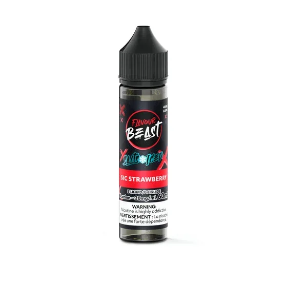 Flavour Beast E-Liquid 60mL Salts – Sic Strawberry Iced