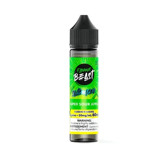 Flavour Beast E-Liquid 60mL Salts – Super S Apple