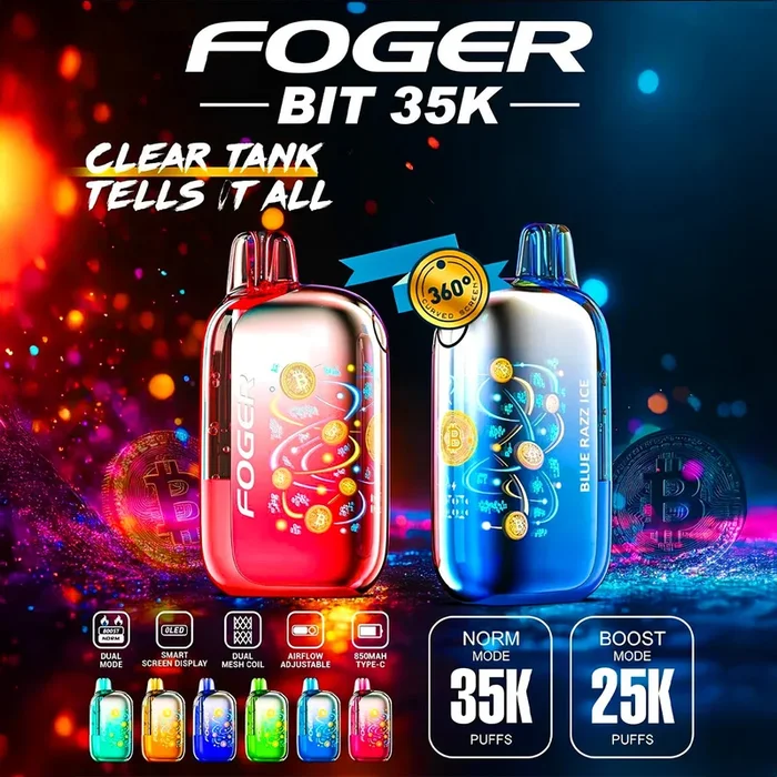FOGER Bit 35K Puff Disposable Device – 35,000 Puffs