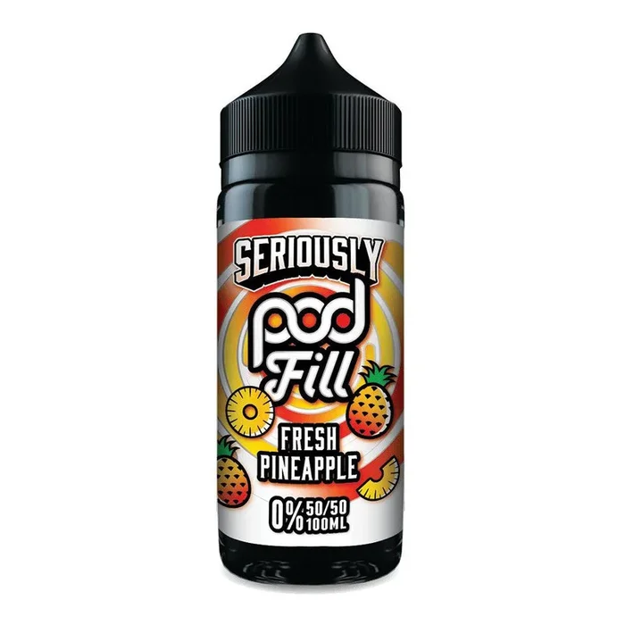 Fresh Pineapple Shortfill by Seriously Pod Fill. – 100ml