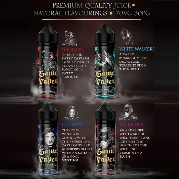 Game of Vapez 50ml +1 Nic £9