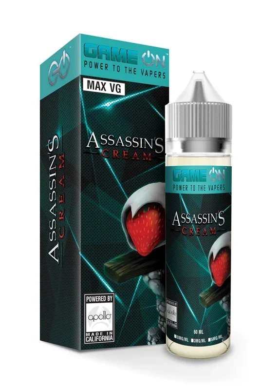 Game On Assassin’s Cream Max VG E-Liquid 50ml Short fill