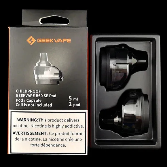 Geekvape B60 (Aegis Boost 2) Empty Pod Cartridge 5ml (2pcs/pack)