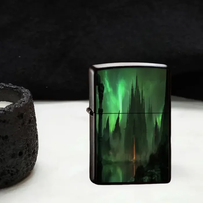 Gothic Castle Lighter Refillable Replacement Shell