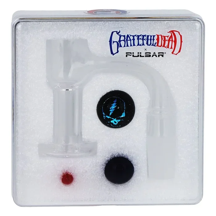 Grateful Dead Terp Slurper Quartz Banger & Marbles Set – 4pc