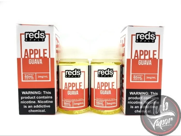 Guava Red’s Apple E-Juice by 7 Daze 120mL
