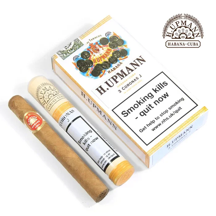 H. Upmann Coronas J Tubos Cuban Cigars – 3 Pack