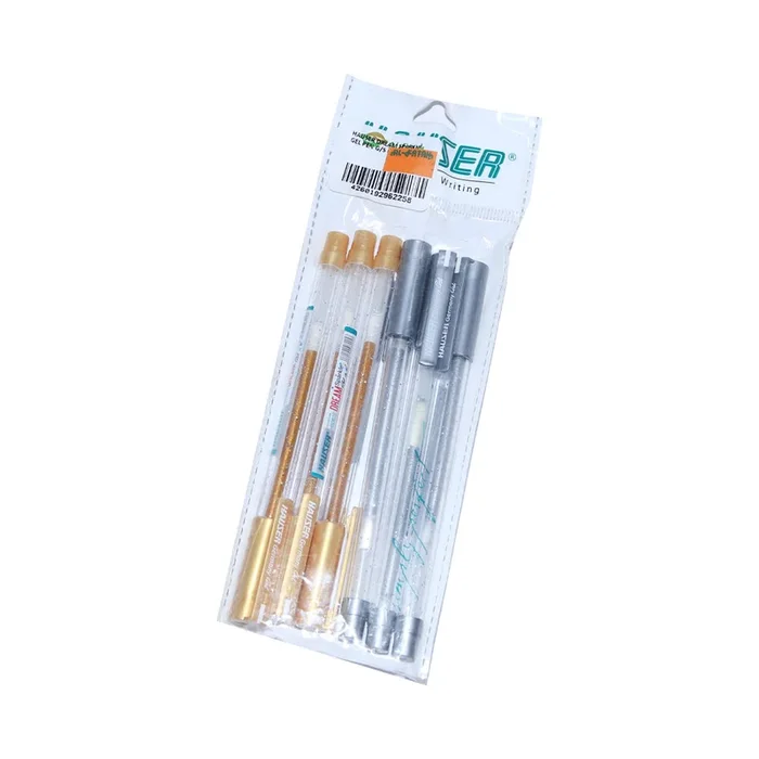 Hauser Dream Sparkle Gel Pen G/S 6Pc Pack