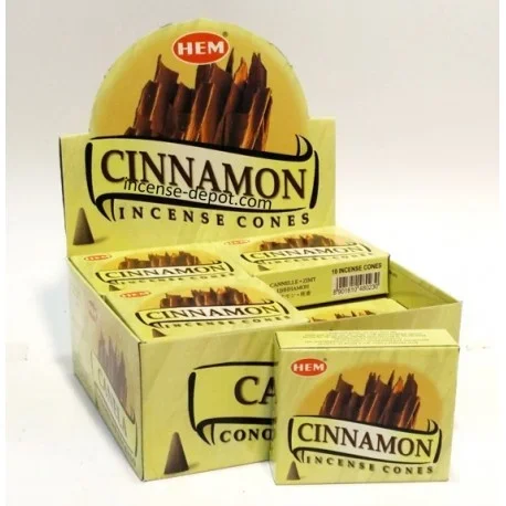 HEM – Cinnamon Incense Cones (10 Cones)