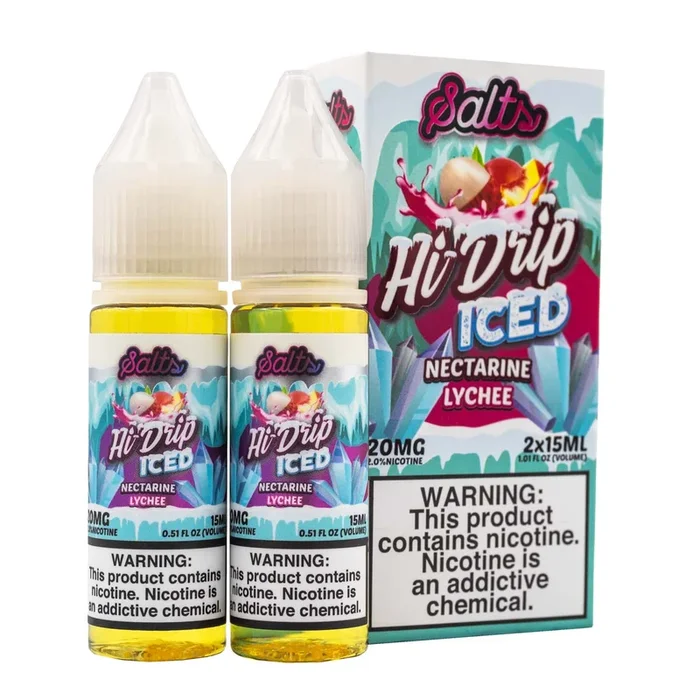 HI DRIP – NECTARINE LYCHEE ICED – 30ML