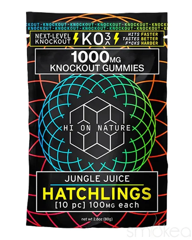Hi On Nature 1000mg KO3 Knockout Hatchlings Gummies