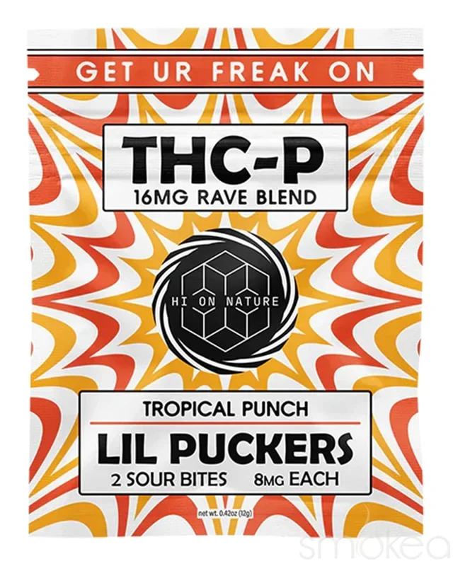 Hi On Nature Lil Puckers THCP Gummies – Tropical Punch