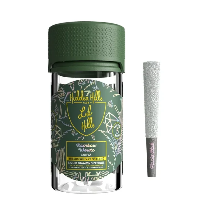 Hidden Hills Buzzdown VVS Liquid Diamond THC-A Pre-Roll – 3.75g (5ct)