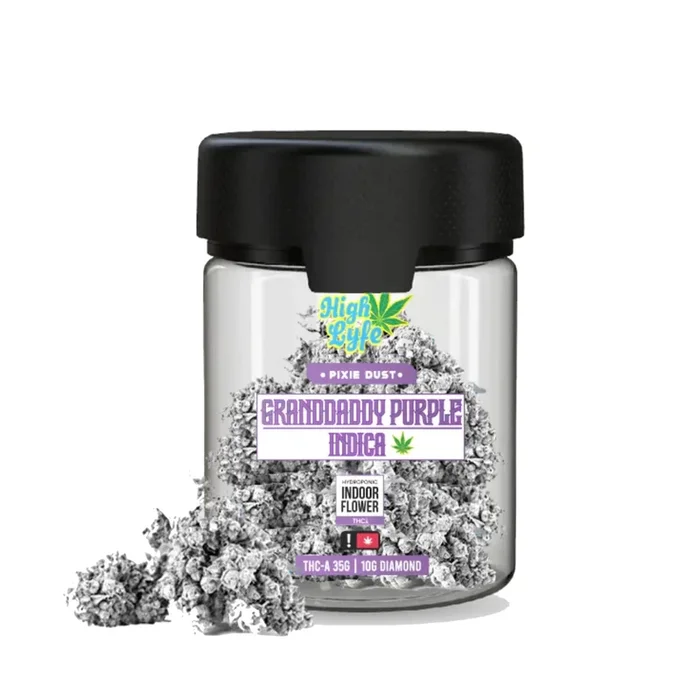 High Lyfe THC-A Pixie Dust Grandaddy Purp Flower – 35g