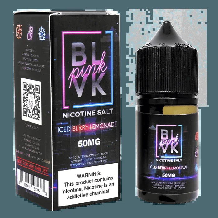 ICED Berry Lemonade Salt Nic by BLVK Pink Unicorn E-Liquids (30ml)
