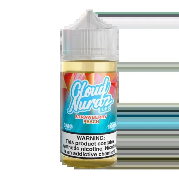 Iced Strawberry Peach Cloud Nurdz eJuice
