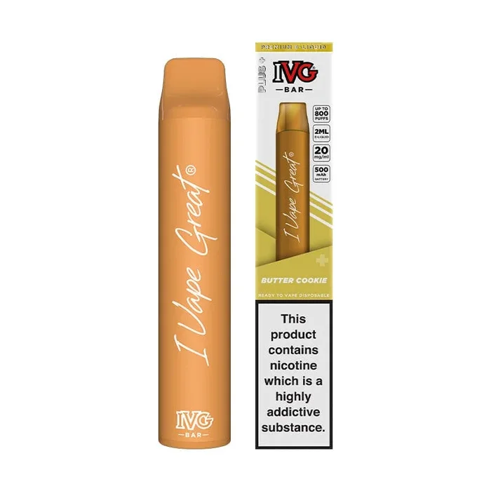 IVG Plus Disposable Bar – Butter Cookie