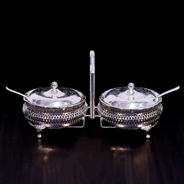 JAM POT SET QUEENANE W/SPOON 4332