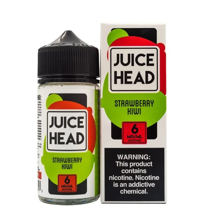 JUICE HEAD EJUICE – STRAWBERRY KIWI – 100ML