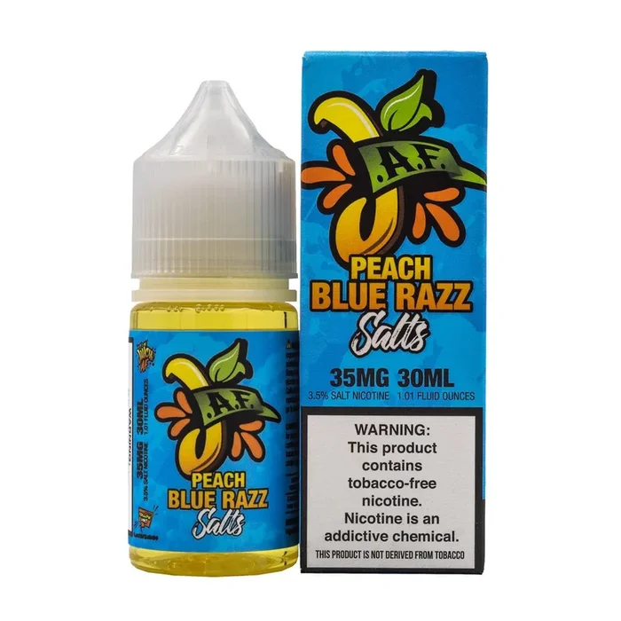 JUICY AF SALTS PEACH BLUE RAZZ – 30ML