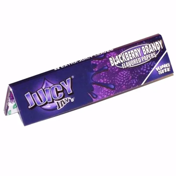 Juicy Jay’s King Size Slim Blackberry Brandy Flavoured Rolling Papers