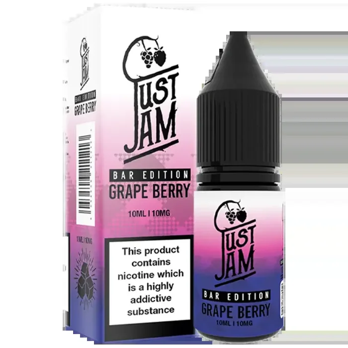 Just Jam Grape Berry Bar Edition Nic Salt 10ml