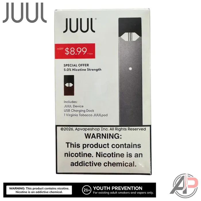 Juul Virginia Tobacco Starter Kit 1 Pod + Device – Special Offer