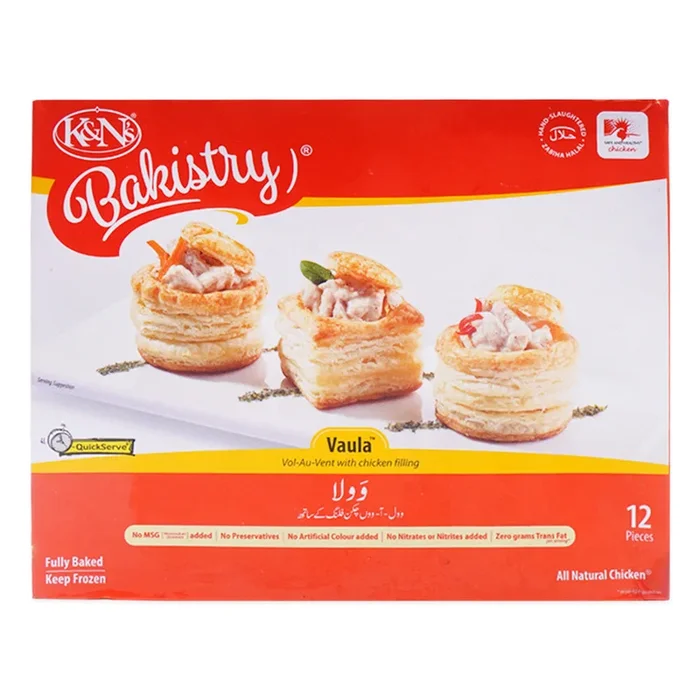 K AND N BAKISTRY VAULA CHICKEN FILLING 12 PIECES 392 GM