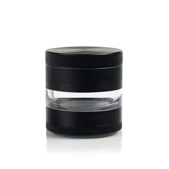 Kannastor Grinder Stainless Steel EZ Screen – 4pc/2.5″/Black