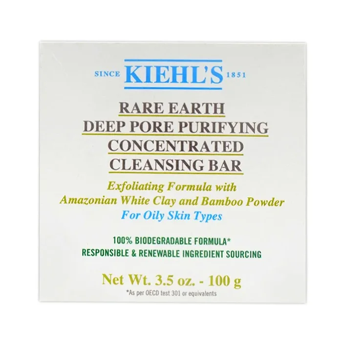 KIEHLS RARE EARTH DEEP PORE CLEANSING BAR 100G