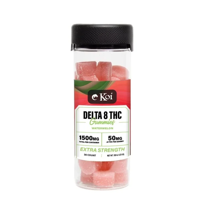 Koi Extra Strength Delta 8 Watermelon Gummies – 1500mg