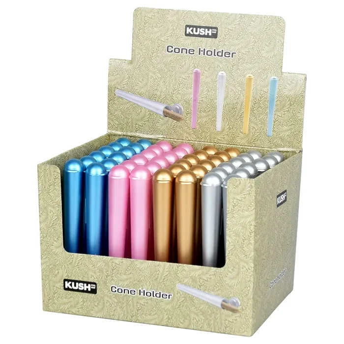 Kush RX Matte Finish Single Cone Holder – 48 ct