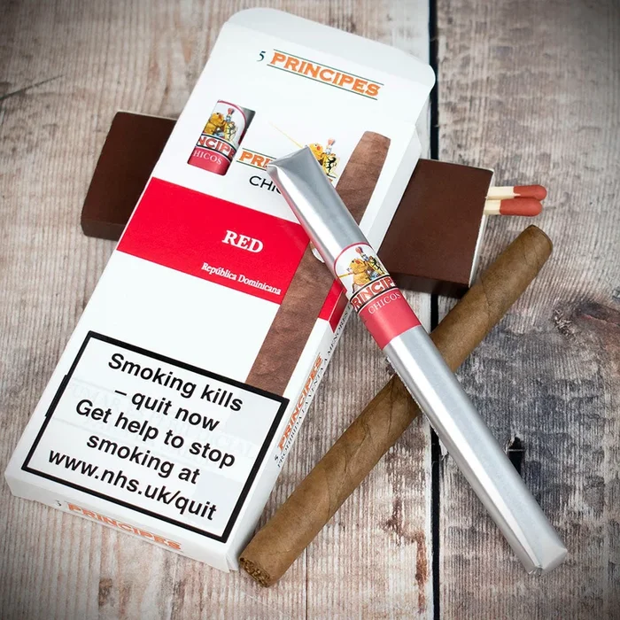 La Aurora Principes Chicos Red Cherry Cigars – Pack of 5