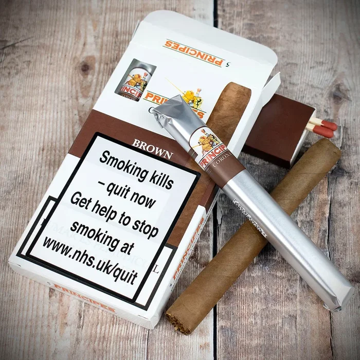 La Aurora Principes Corona Brown Chocolate Cigars – Pack of 5