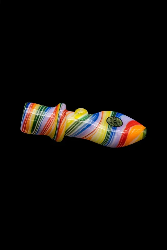 LA Pipes “Rainbow Tornado” Chillum Pipe