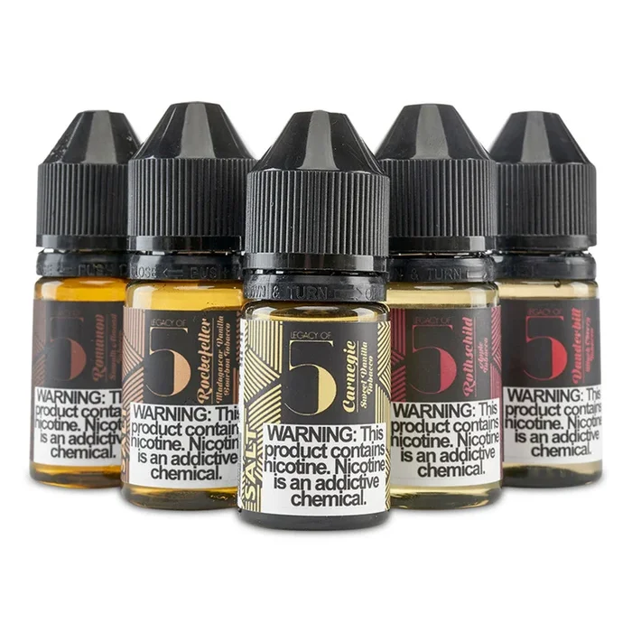 Legacy of 5 Salt Nic Vape Juice