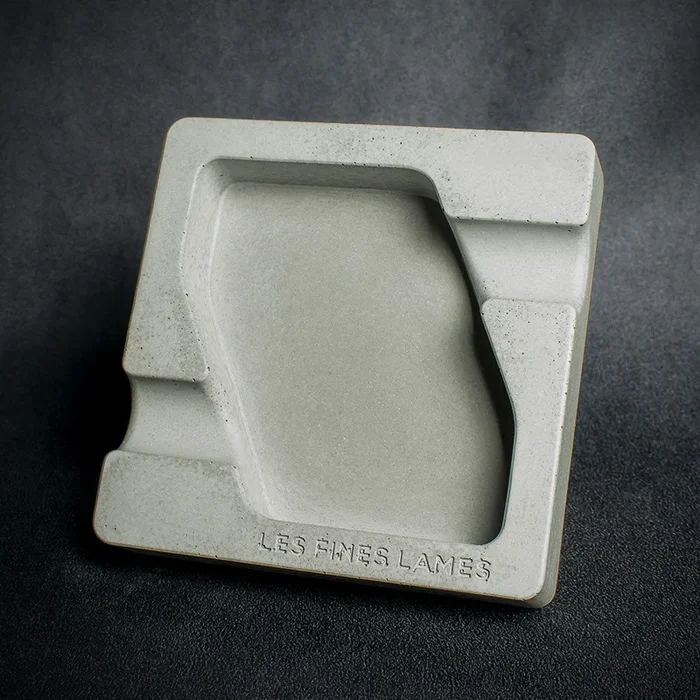 Les Fines Lames – Dyad Double Cigar Ashtray – Grey
