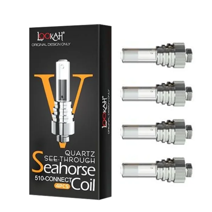Lookah Seahorse V See – Through Quartz Replacement Coils –