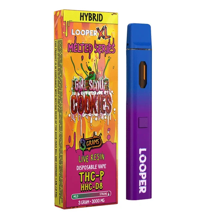 LOOPER XL “Melted Series” Live Resin – 3g Disposable
