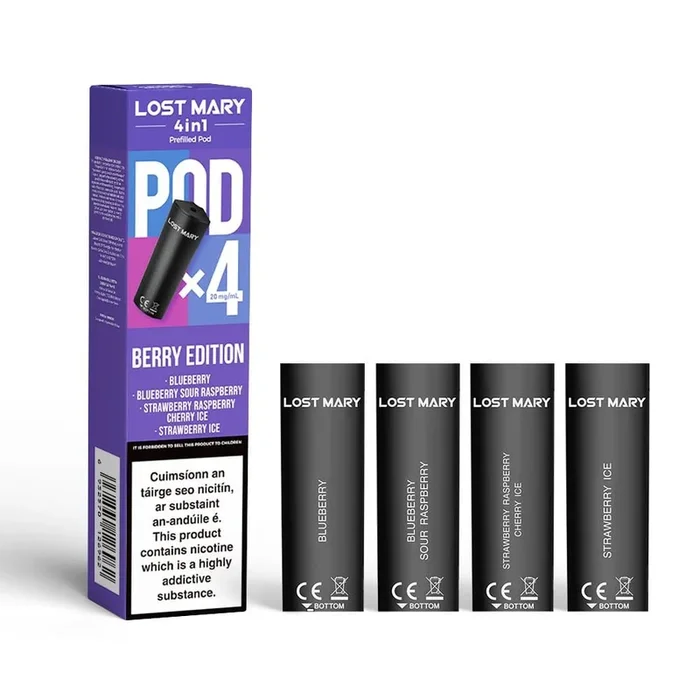 Lost Mary 4 in 1 Prefilled Pods – Berry Edition