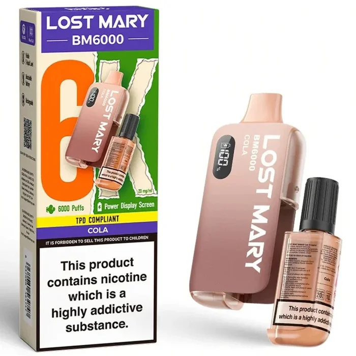 Lost Mary BM6000 Disposable Vape – Cola