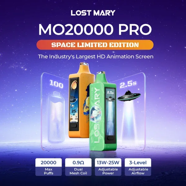 Lost Mary MO20K MO20000 Pro “SPACE LIMITED EDITION” Disposable Device – 20000 Puffs