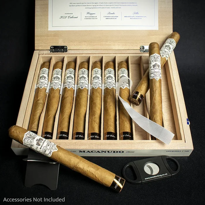 Macanudo Estate Reserve French Oak Barrel Aged Churchill Cigars – Box of 10