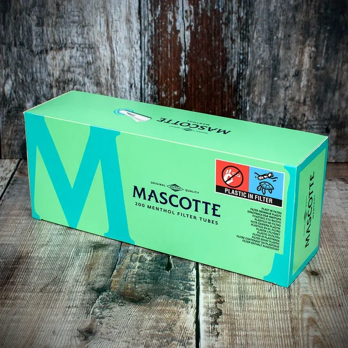 Mascotte Cigarette Tubes Menthol Filter 200 Pack