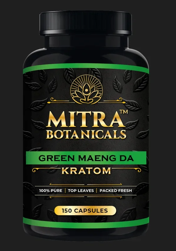 Mitra Botanicals Green Maeng Da – Kratom (150 Capsules)